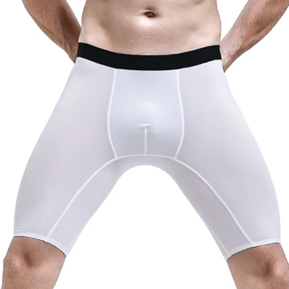 Long Leg Trunk Men - Erkekler Uzun Bacak Boxer Şort Nefes