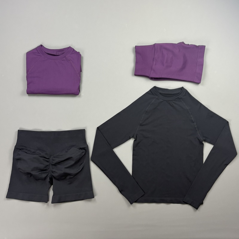 Compression Shorts Athletes - 2 Parçalı Kadın Spor Seti Raglan