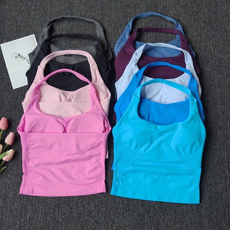 Suspender Tank Top - Kadınlar İçin Dikişsiz Halter Top Spor
