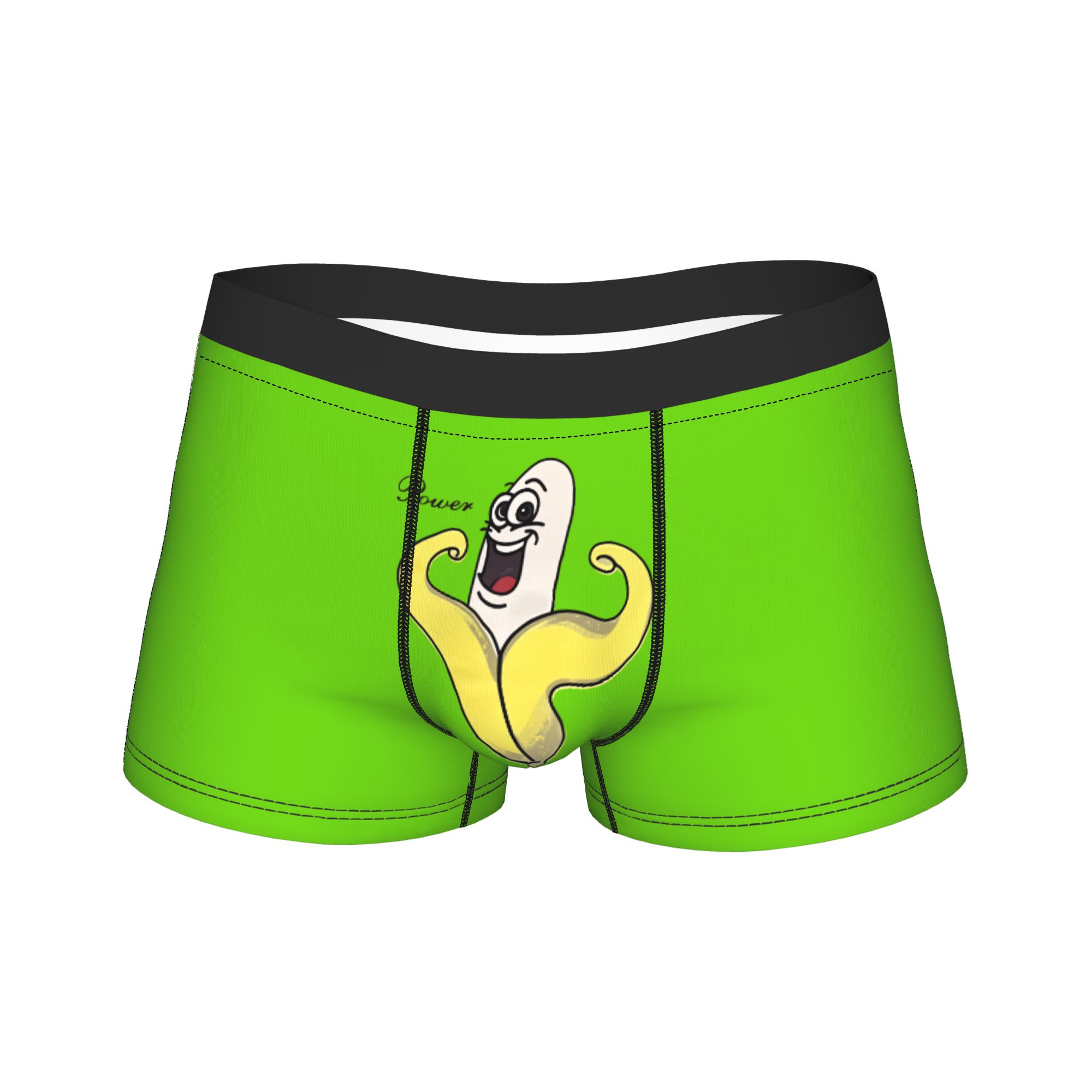 Trunk Breathable Men - Komik Güçlü Muz Desenli Erkek Şort
