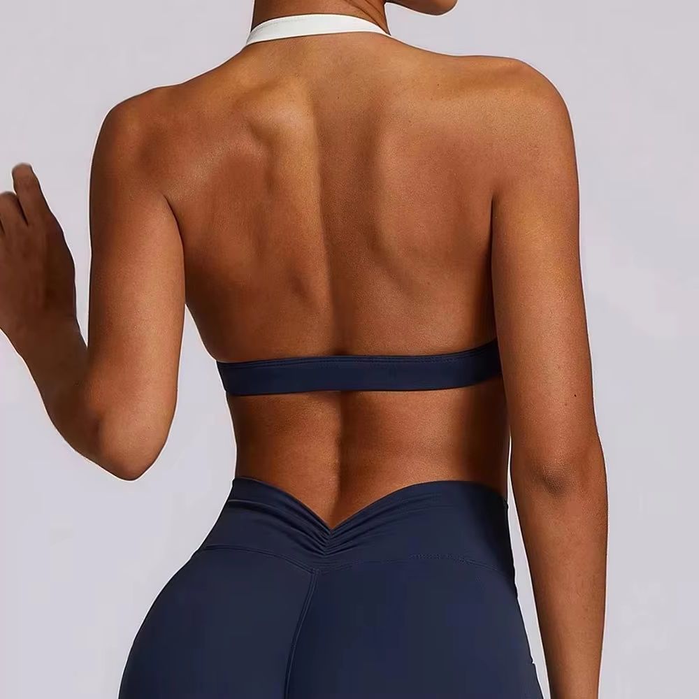 Quick Dry Underwear - Seksi Büzgülü Spor Sütyeni Spor Üstü