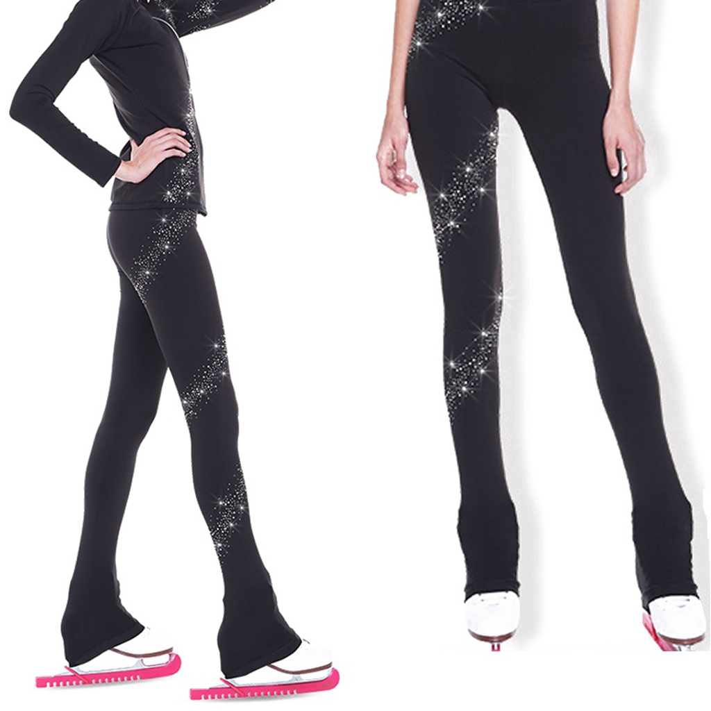 Compression Long Pant - Performans artistik patinaj uzun pantolon sıkıştırma