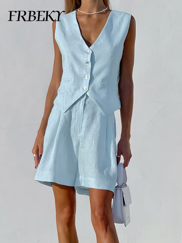 Yeni pamuk keten yelek kısa se - Sleeveless Undershirt incelemesi ve fiyatı