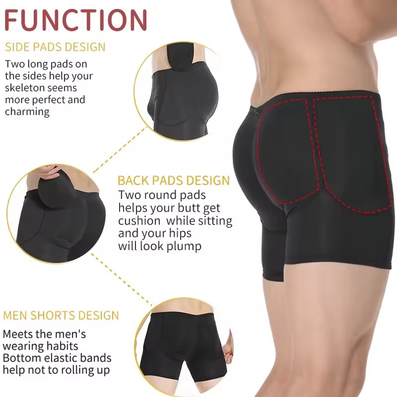Erkekler yastıklı kalça artırı - Boxer Brief Pack Cotton incelemesi ve fiyatı