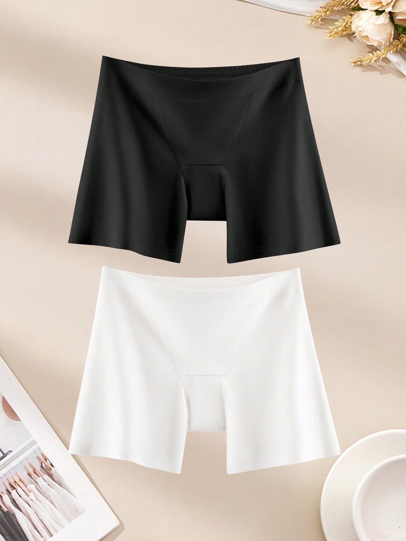2PCS Pamuklu Güvenlikli Kadın  - Boxer Brief Pack Cotton incelemesi ve fiyatı