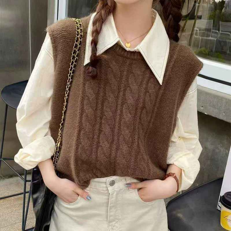2025 Yeni O-Yaka Örme Yelek Ka - Sleeveless Undershirt incelemesi ve fiyatı