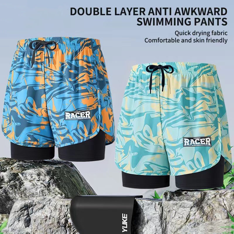 Erkek mayoları yetişkin çift k - Trunk Breathable Men incelemesi ve fiyatı