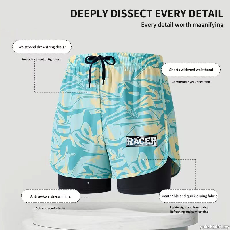 Erkek mayoları yetişkin çift k - Trunk Breathable Men incelemesi ve fiyatı