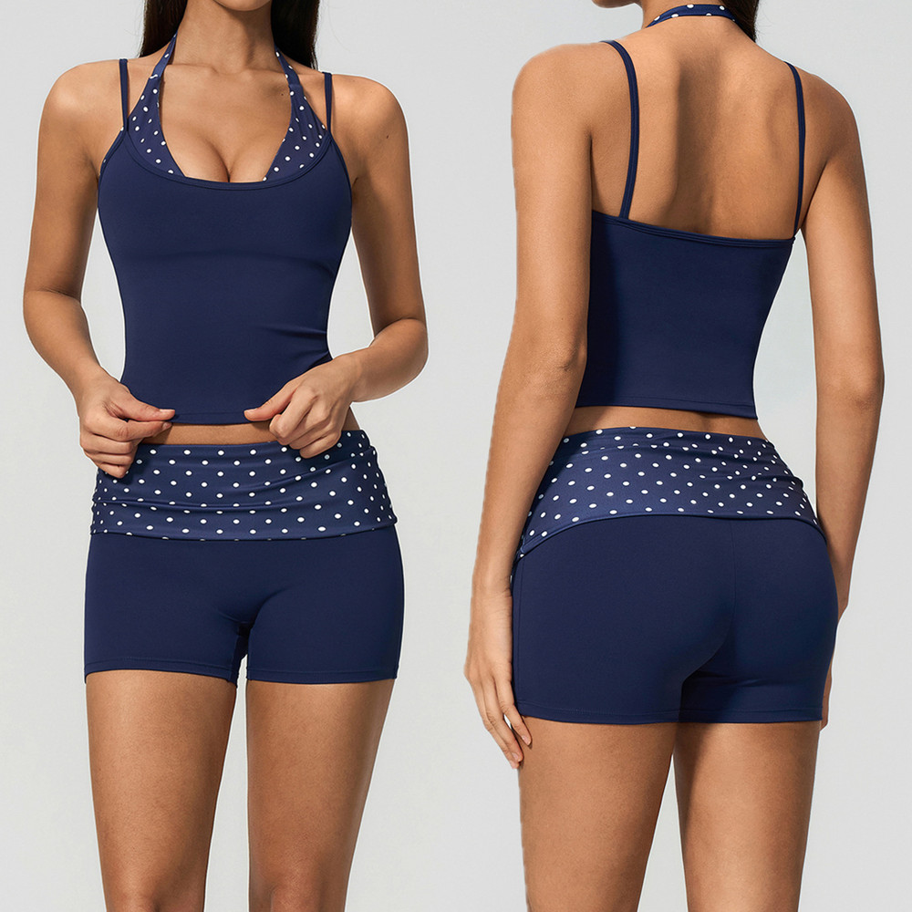 Puantiyeli Kadın Askılı Halter - Suspender Tank Top incelemesi ve fiyatı