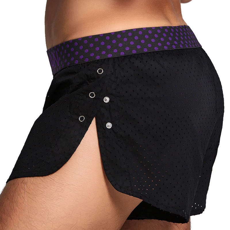 Yeni moda erkekler düğme bölün - Mesh Sport Boxer incelemesi ve fiyatı