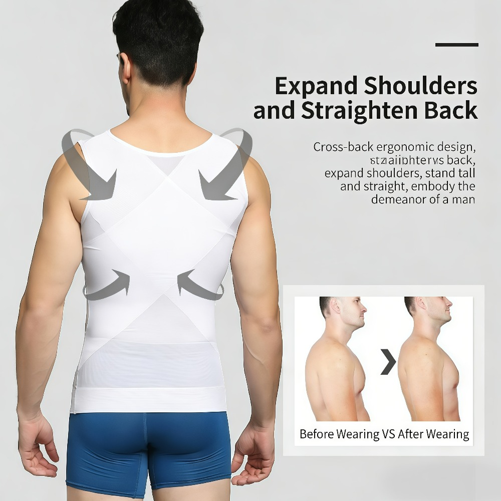 Erkekler için Kolsuz Vücut Şek - Sleeveless Undershirt incelemesi ve fiyatı